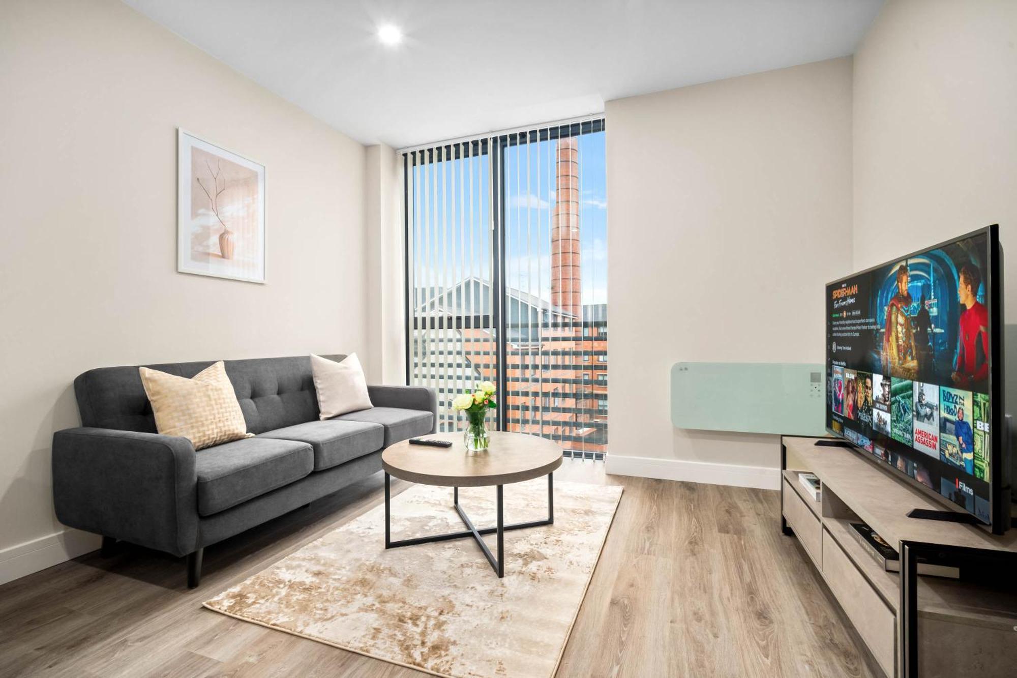 New Luxury Two Bedroom Apartment - City Centre - Netflix - Wifi - Top Rated - Jq 8Ah Бирмингам Екстериор снимка